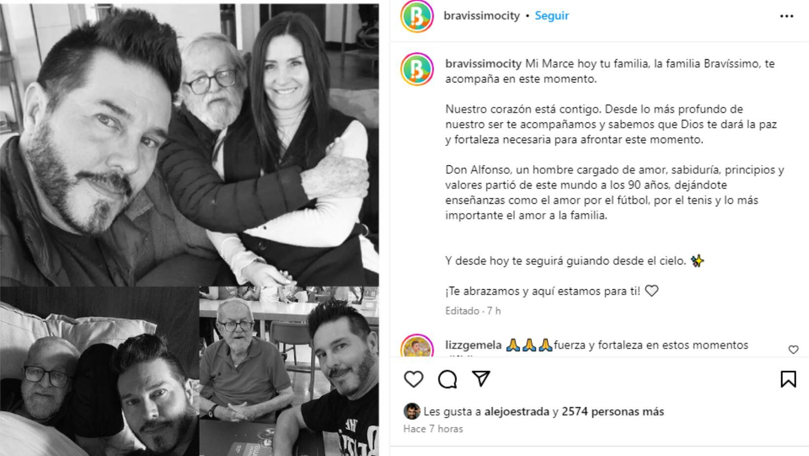 Marcelo Cezán confirmó la muerte de su padre con sentido mensaje: “Se me fue mi amigo”