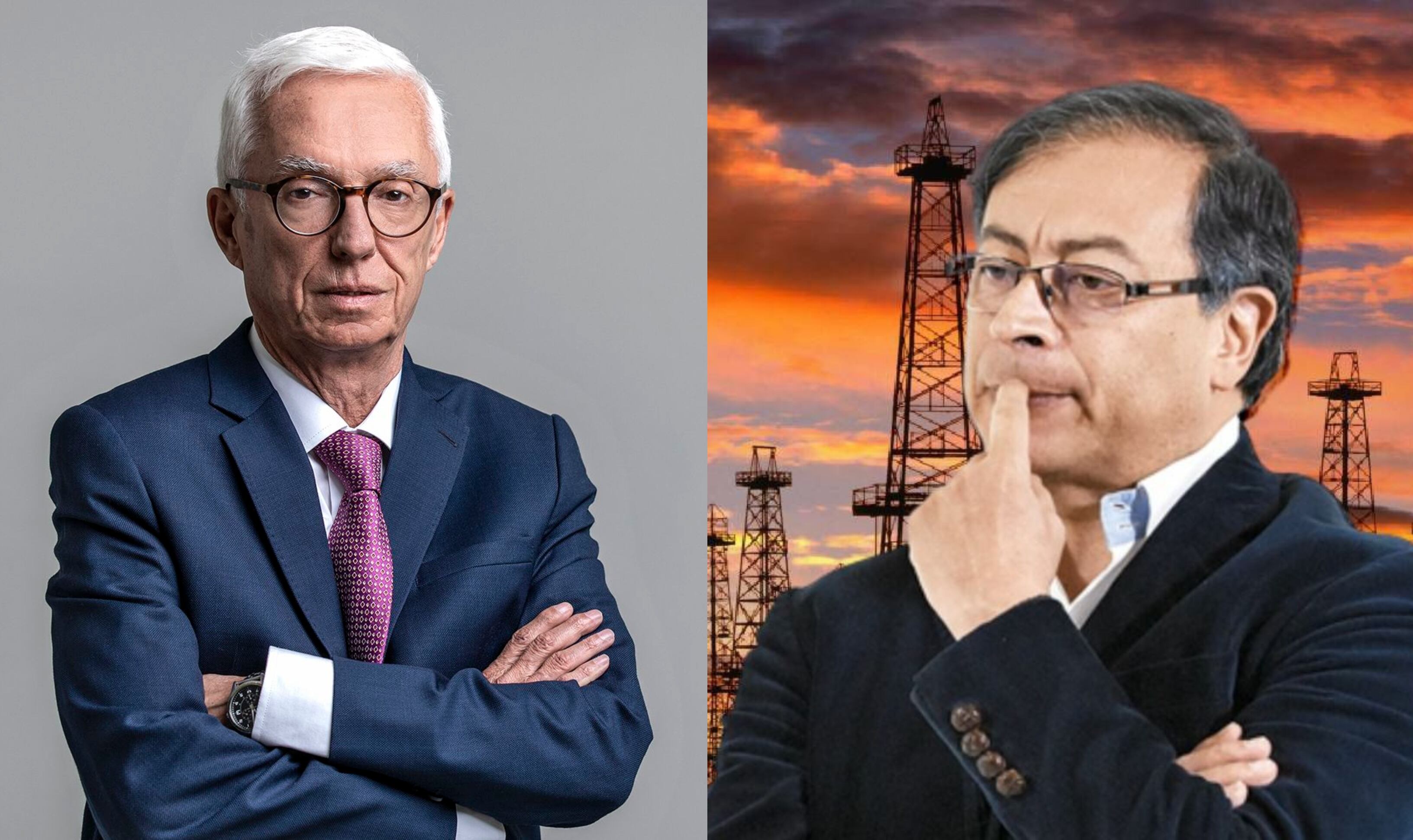 El exsenador Jorge Enrique Robledo y el presidente Gustavo Petro.