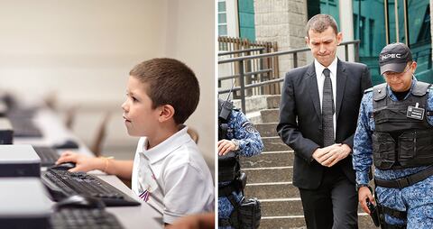 Detrás de todo este escándalo ha estado la figura del corrupto contratista Emilio Tapia. Los niños se quedaron esperando la conectividad.