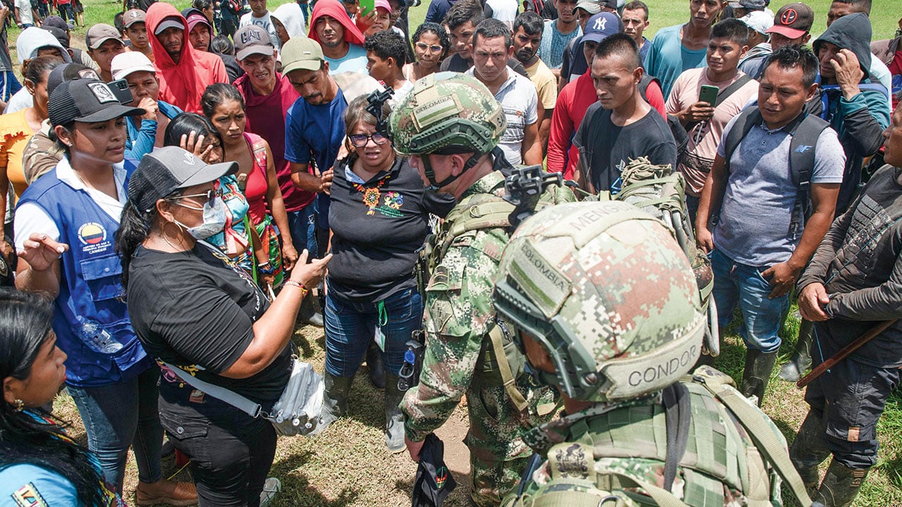 Las disidencias de las Farc serían responsables de coordinar asonadas contra la Fuerza Pública.