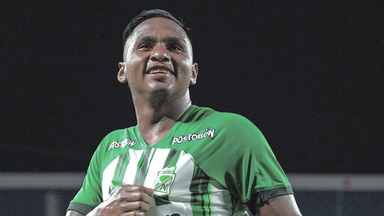 Alfredo Morelos recibió el apoyo de Atlético Nacional