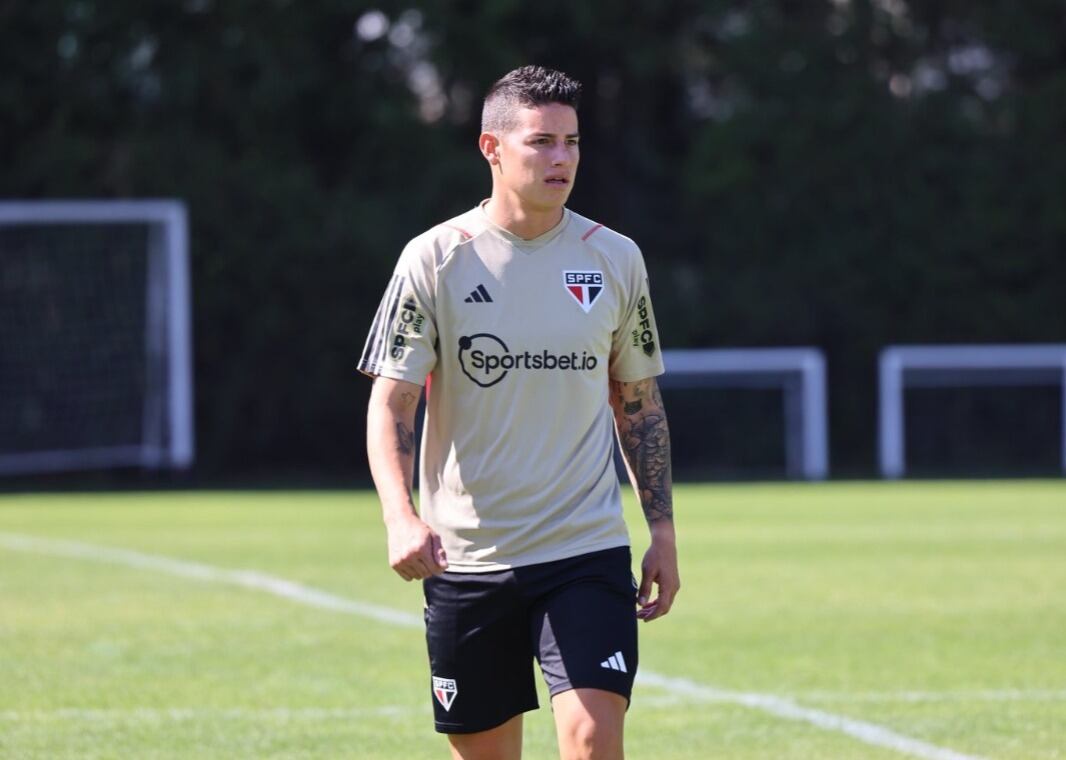 James Rodríguez, volante colombiano.