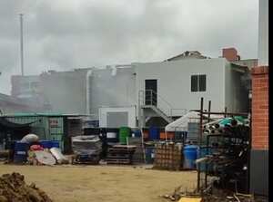 Explosión en caldera de empresa en la Vía 40, de Barranquilla.