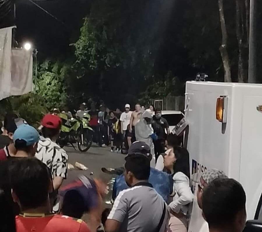 El crimen se registró en la cancha Los dos Amigos, en el barrio Santander.