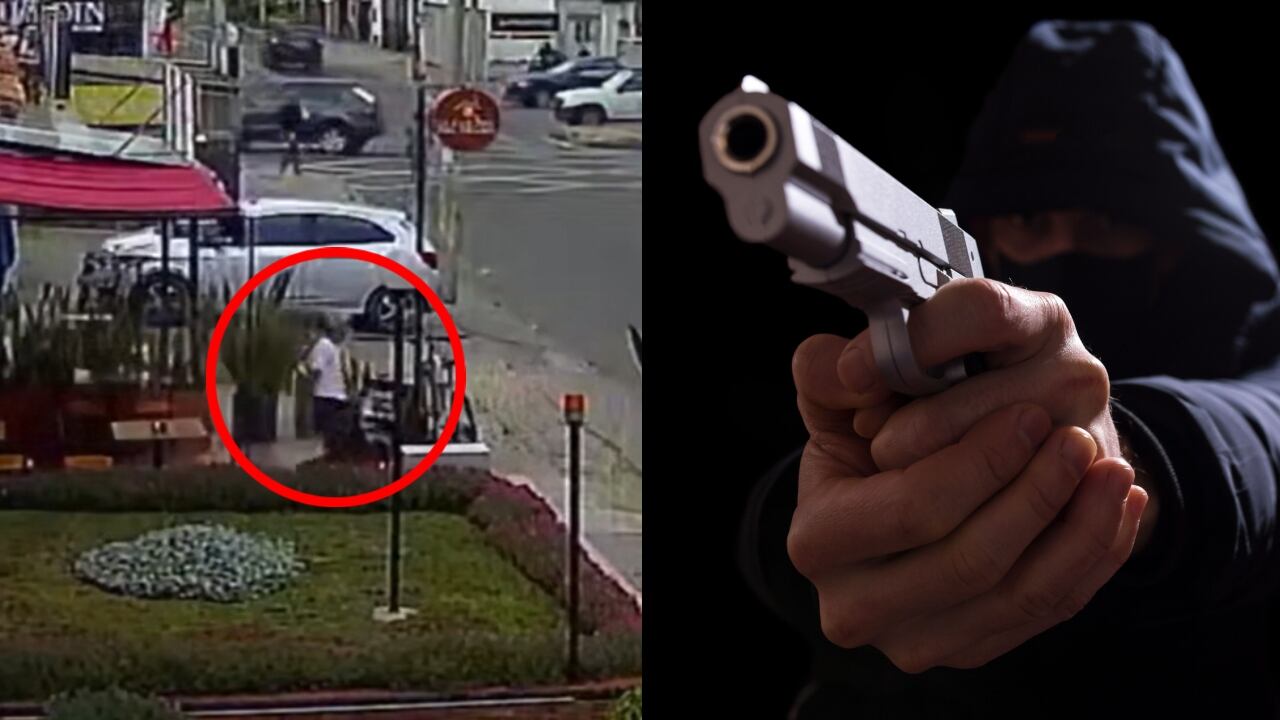 El robo quedó registrado en un video de las cámaras de seguridad.