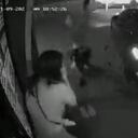 El conductor del carro salió velozmente de un parqueadero ubicado en la calle 85 con carrera 15