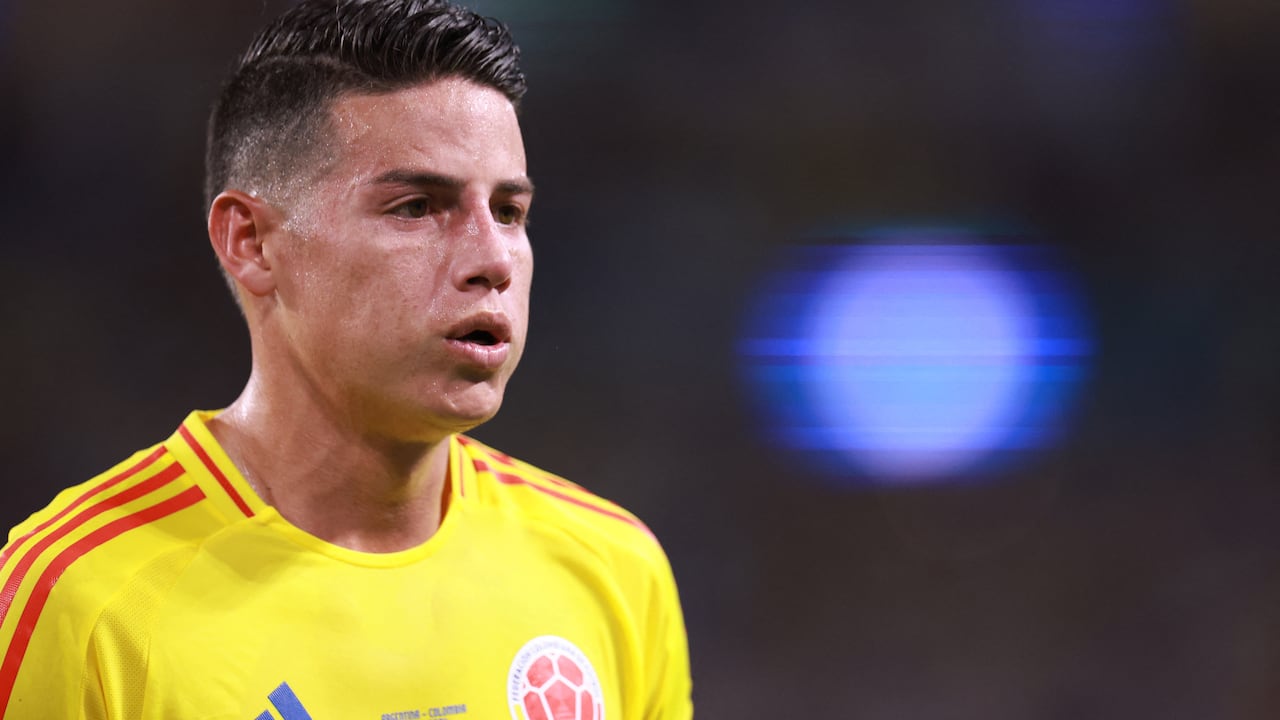 James Rodríguez, capitán de la Selección Colombia.