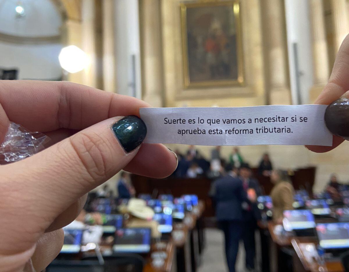 La galleta de la fortuna que reparten en el Congreso.
