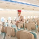 La imagen con la que la aerolínea Emirates saluda a Colombia