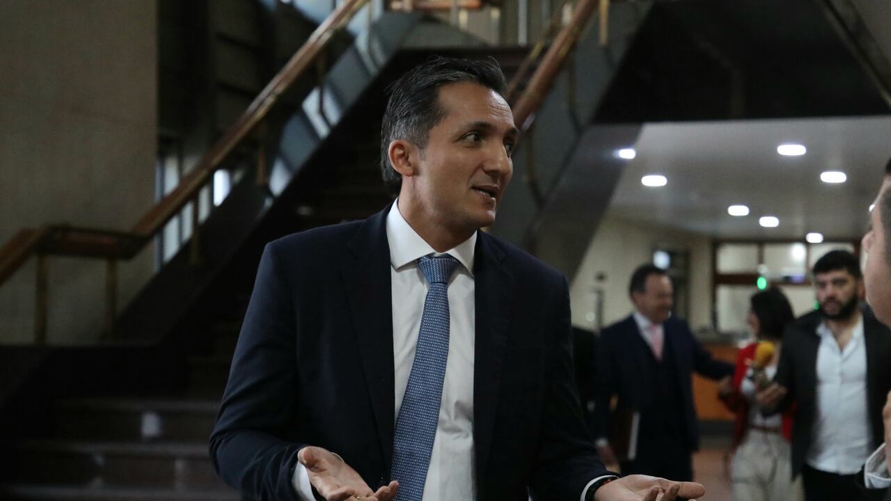 Senador Juan Pablo Gallo rinde indagatoria en la Sala de Instrucción de la Corte Suprema de Justicia.