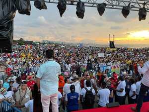 Así fue el evento de Petro en Cartagena este viernes.