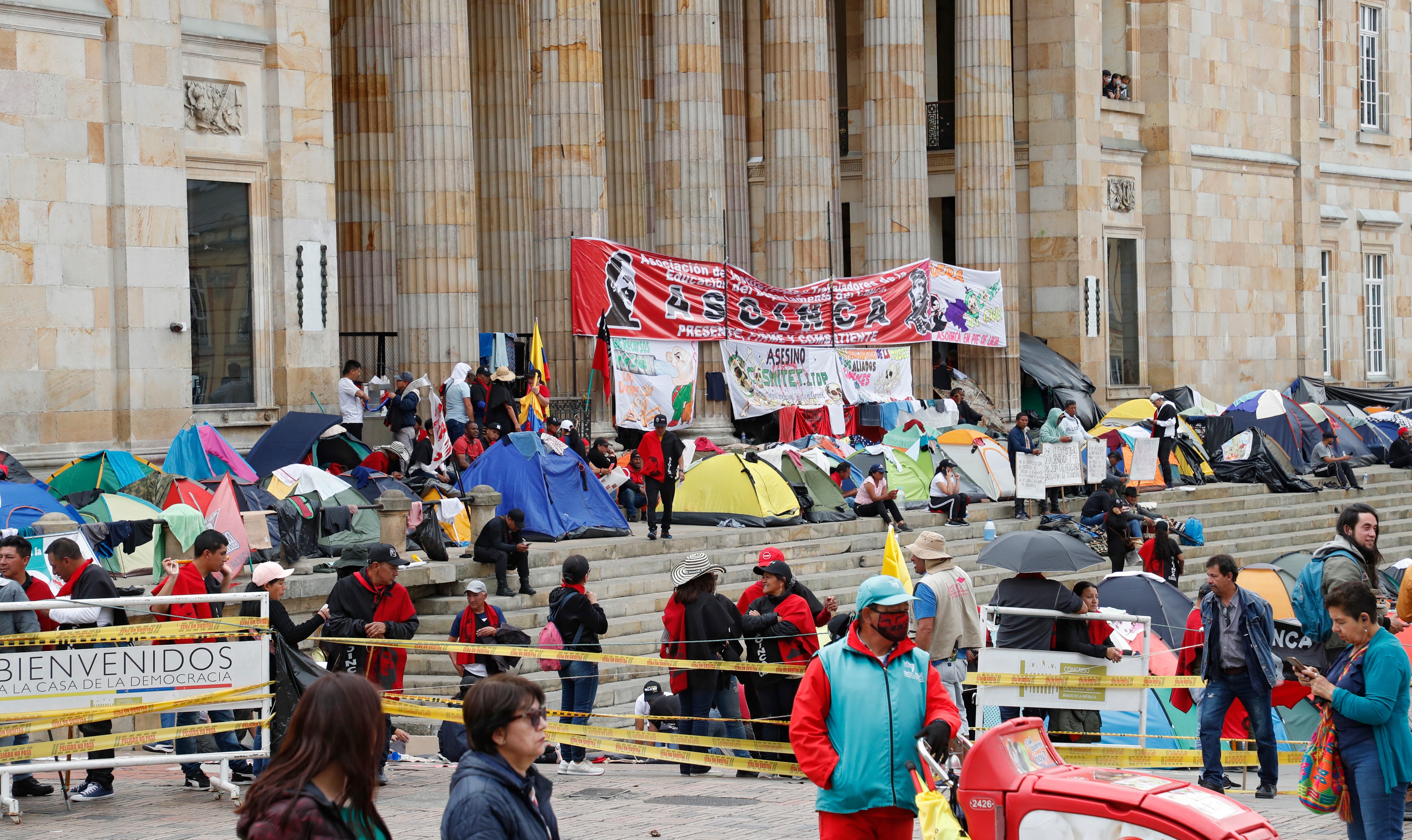 Plaza de Bolivar  Asoinca
Bogota 14 de febrero del 2023
Foto Guillermo Torres Reina / Semana