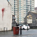 La obra fue descubierta en la noche del jueves.