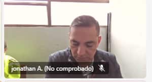 El coronel Fredy Alberto Quesada, es presentado en audiencia de legalización de captura ante la Justicia Penal Militar por parte de la Fiscalía Penal Militar.