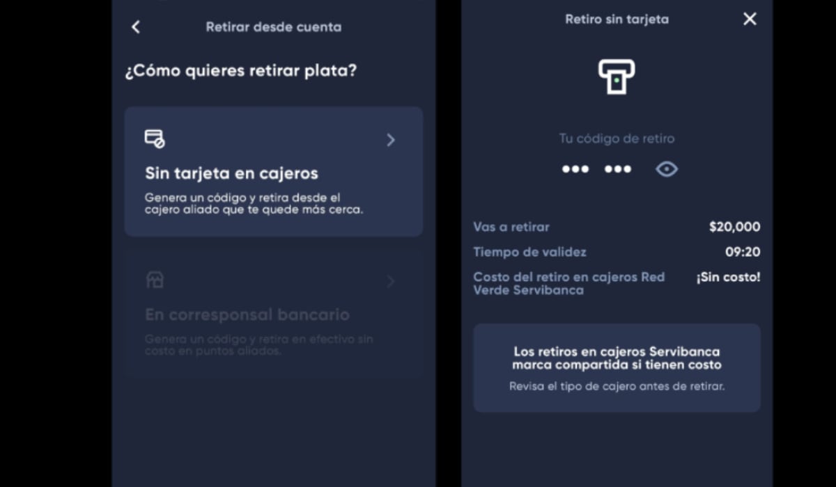 Lulo Bank permite hacer retiros desde cajeros Servibanca