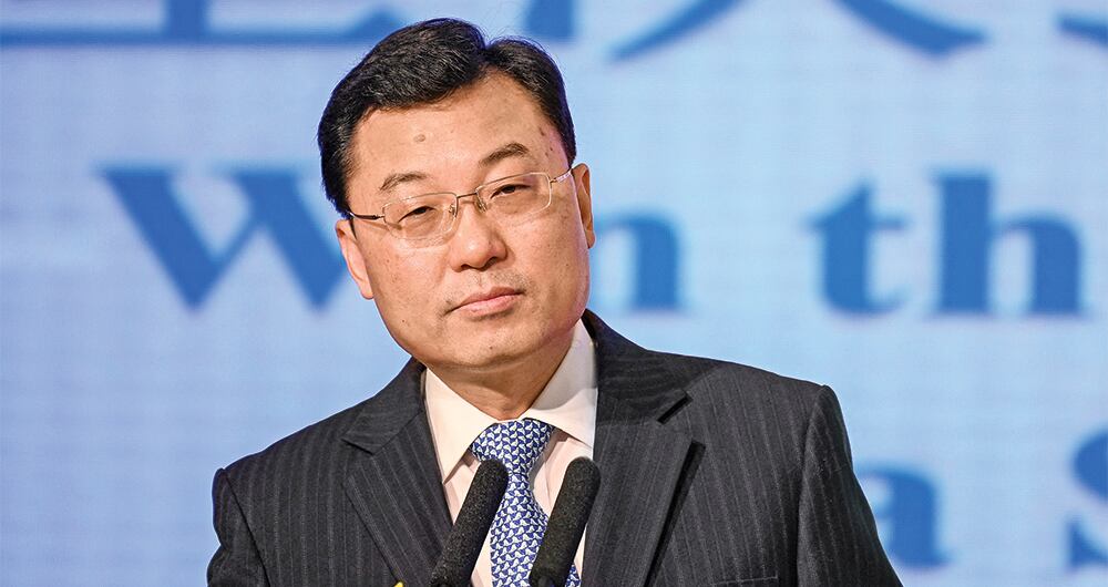 El ministro de Relaciones Exteriores de China, Xie Feng, ha protestado por el trato de los funcionarios estadounidenses al gobierno chino. - Foto: AFP