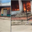 El incendio generó gran pánico entre los habitantes de la zona.