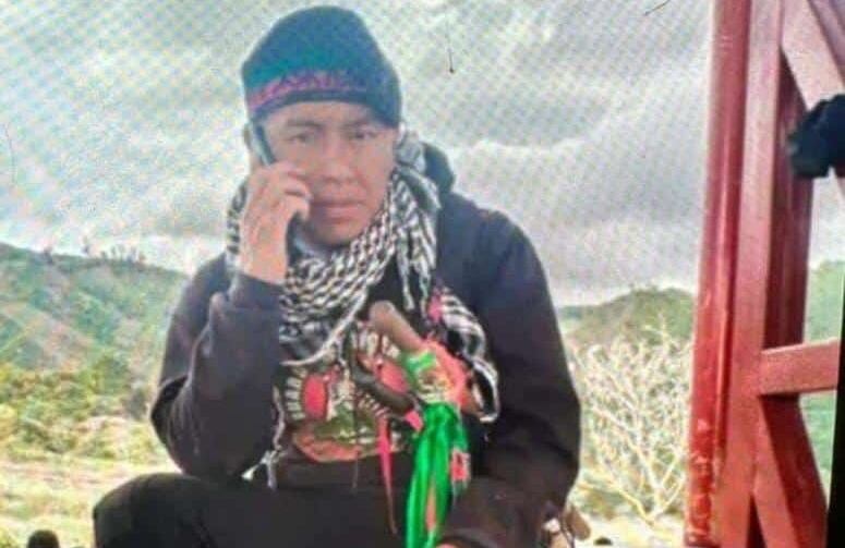 Manuel Oca, guardia indígena asesinado en Cauca