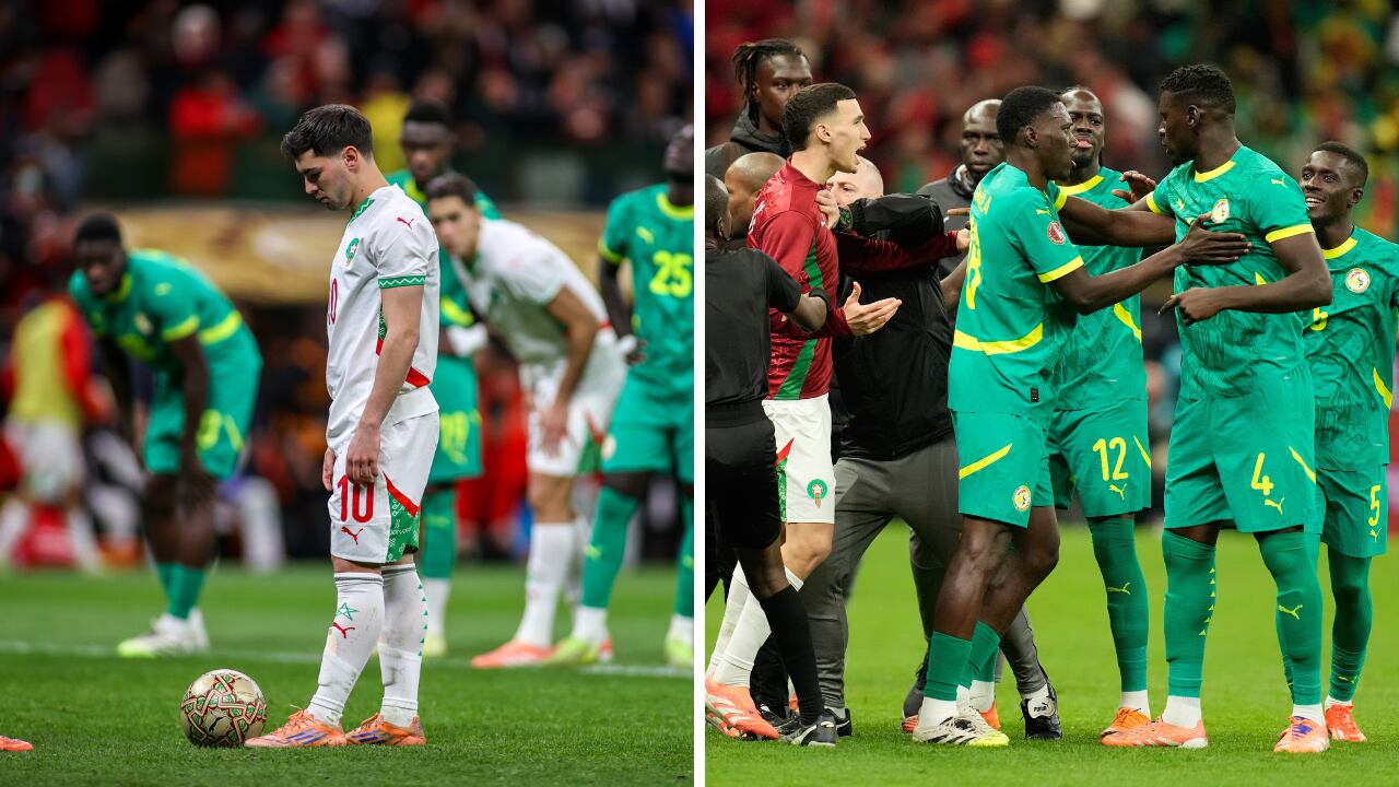 Brahim desperdició penal con Marruecos ante Senegal, mientras a los senegaleses les anularon un polémico gol a favor. Final piante en la Copa de África.