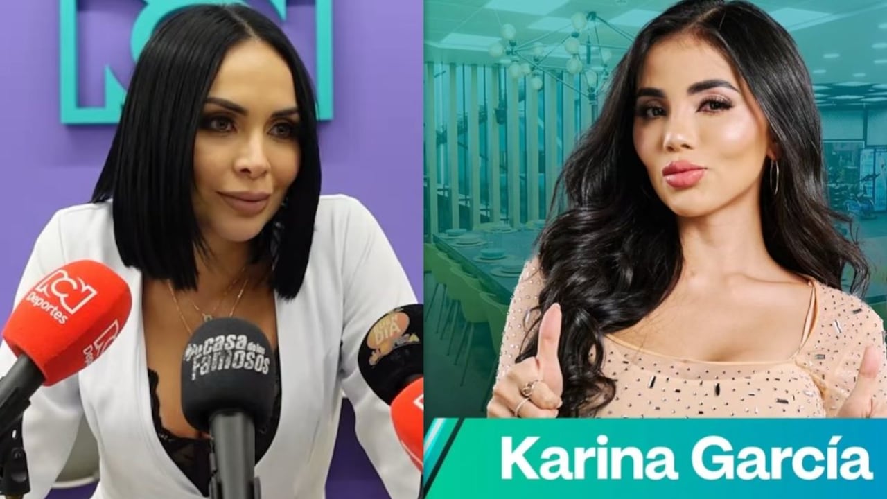 Laura González y Karina García se vieron las caras en 'La casa de los famosos'.