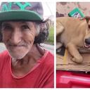 Abuelo reciclador y su amiga