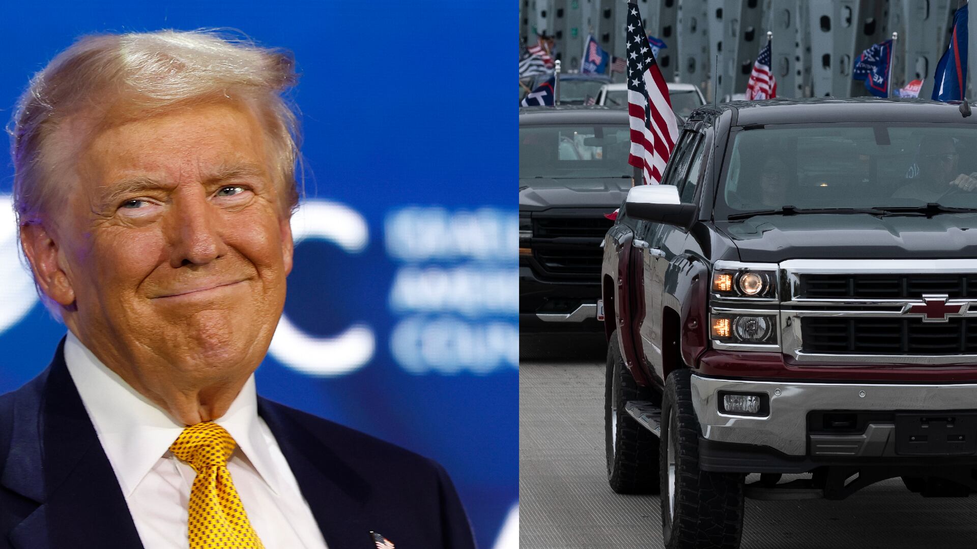 Donald Trump propuso poner aranceles del 100 % a los carros provenientes de México.
