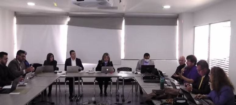 Sesión del Consejo Superior de la Universidad Distrital.