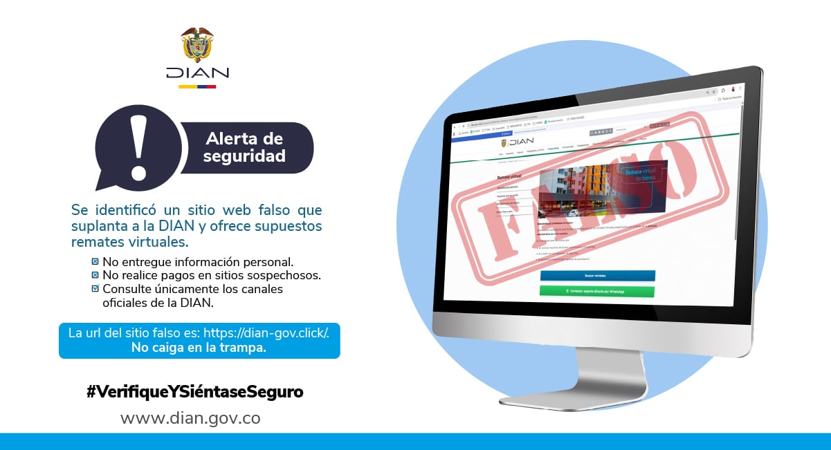 Ingresar información bancaria en sitios falsos puede exponer los datos y el dinero.