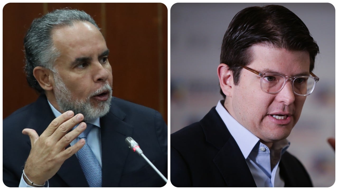 Armando Benedetti y Miguel Uribe.