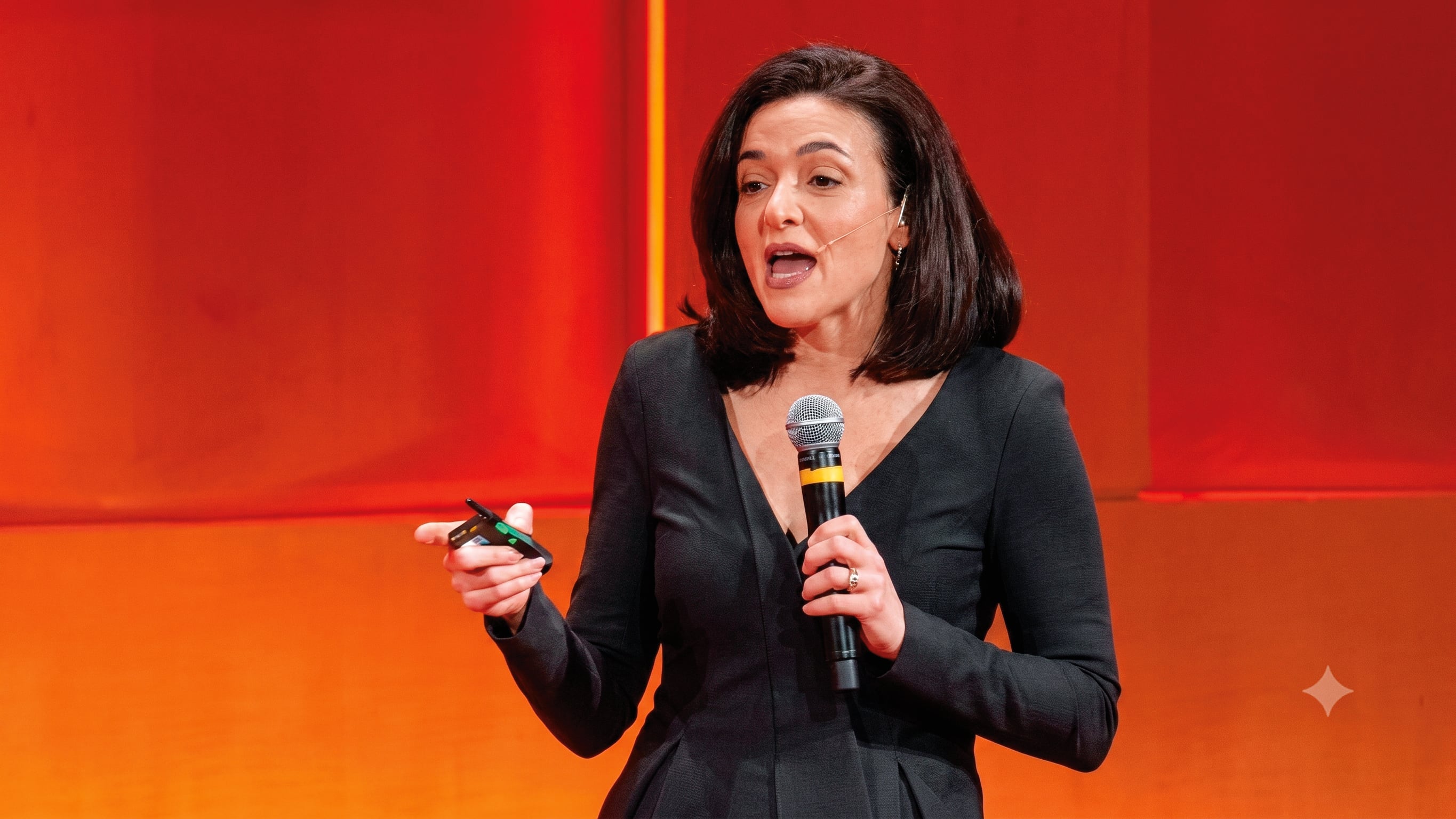 Sheryl Sandberg, fue directora de operaciones de Facebook y escribió el libro Lean In.