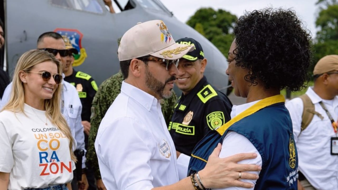Alcaldesa de Buenaventura destacó presencia del presidente Abelardo de la Espriella, tras terremoto.