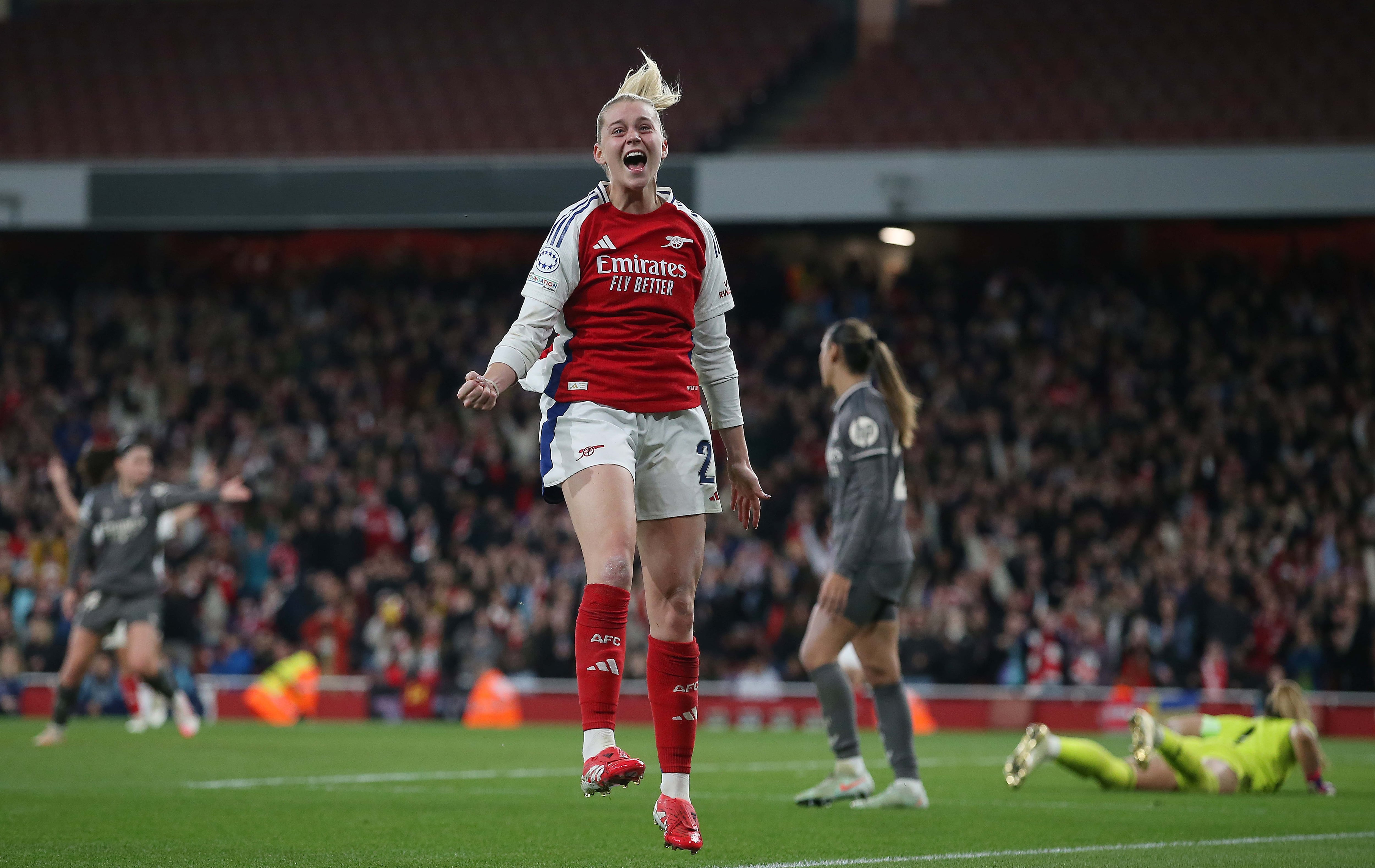 Batacazo del Arsenal al Real Madrid en Champions Femenina.