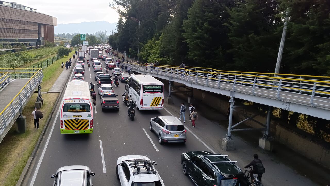 Paro de transportadores en Chia