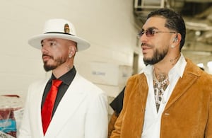 J Balvin y Ryan Castro.