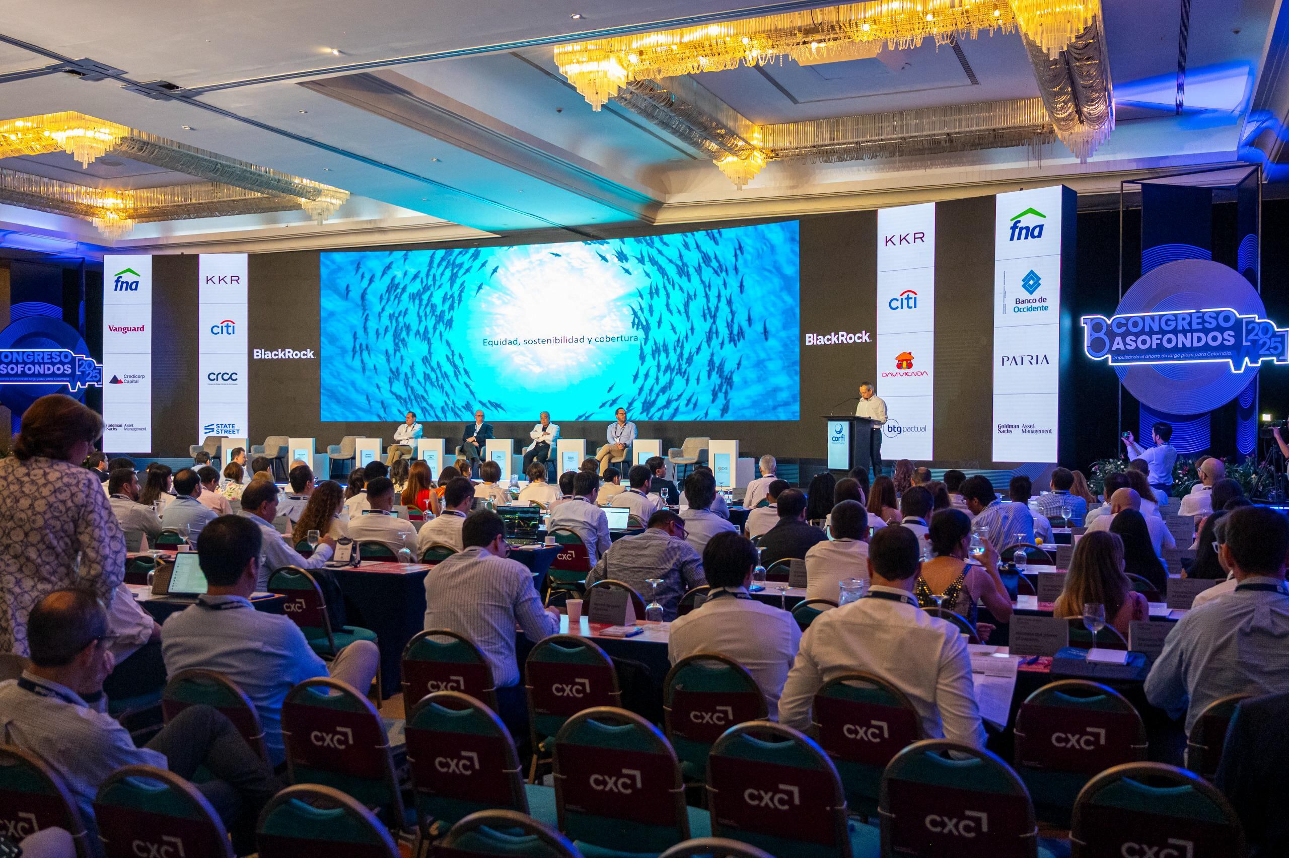 El Congreso de Asofondos se realizó en Cartagena. Se  debatió sobre la nueva reforma pensional. Foto: Prensa Asofondos.