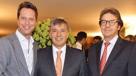 Ricardo Gutiérrez, Santiago Cabrera y Camilo Steuer.