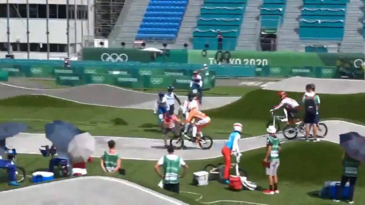 Accidente BMX Juegos Olímpicos