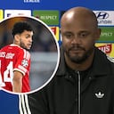 Vincent Kompany, director técnico del Bayern Múnich, en rueda de prensa