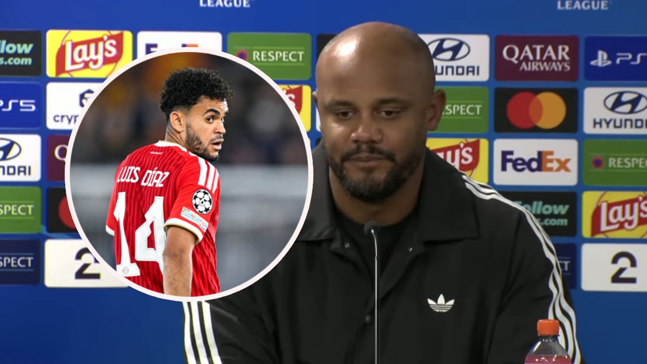 Vincent Kompany, director técnico del Bayern Múnich, en rueda de prensa.