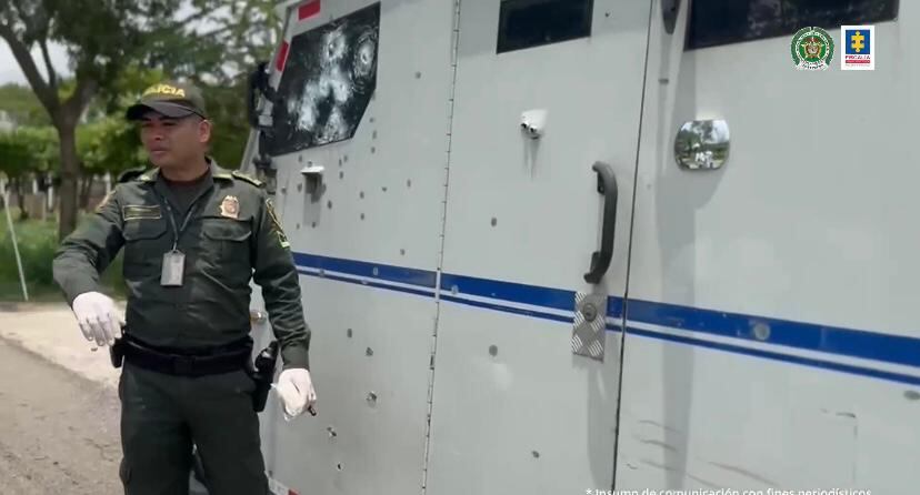 La Fiscalía presentó el material de prueba contra los cinco capturados en una cinematográfica persecución de la Policía tras el asalto a camión de valores en Valledupar