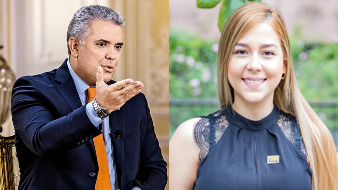 Iván Duque y Andree Uribe
