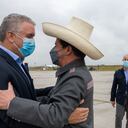 El presidente Iván Duque y el mandatario de Perú Pedro Castillo hablarán de temas de interés binacional como la reactivación de la economía en la región.