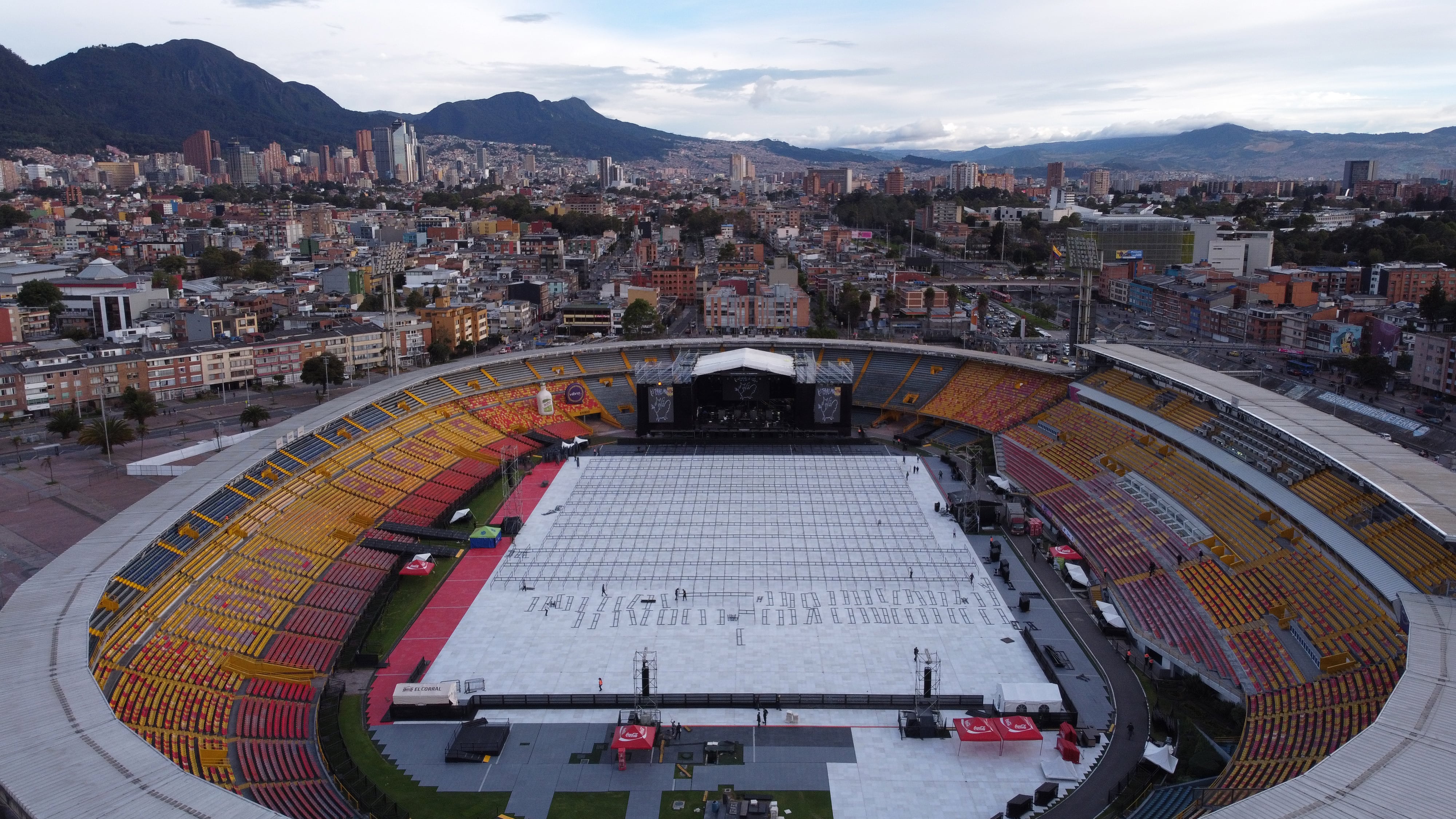 Panorámica Estadio El Campín.