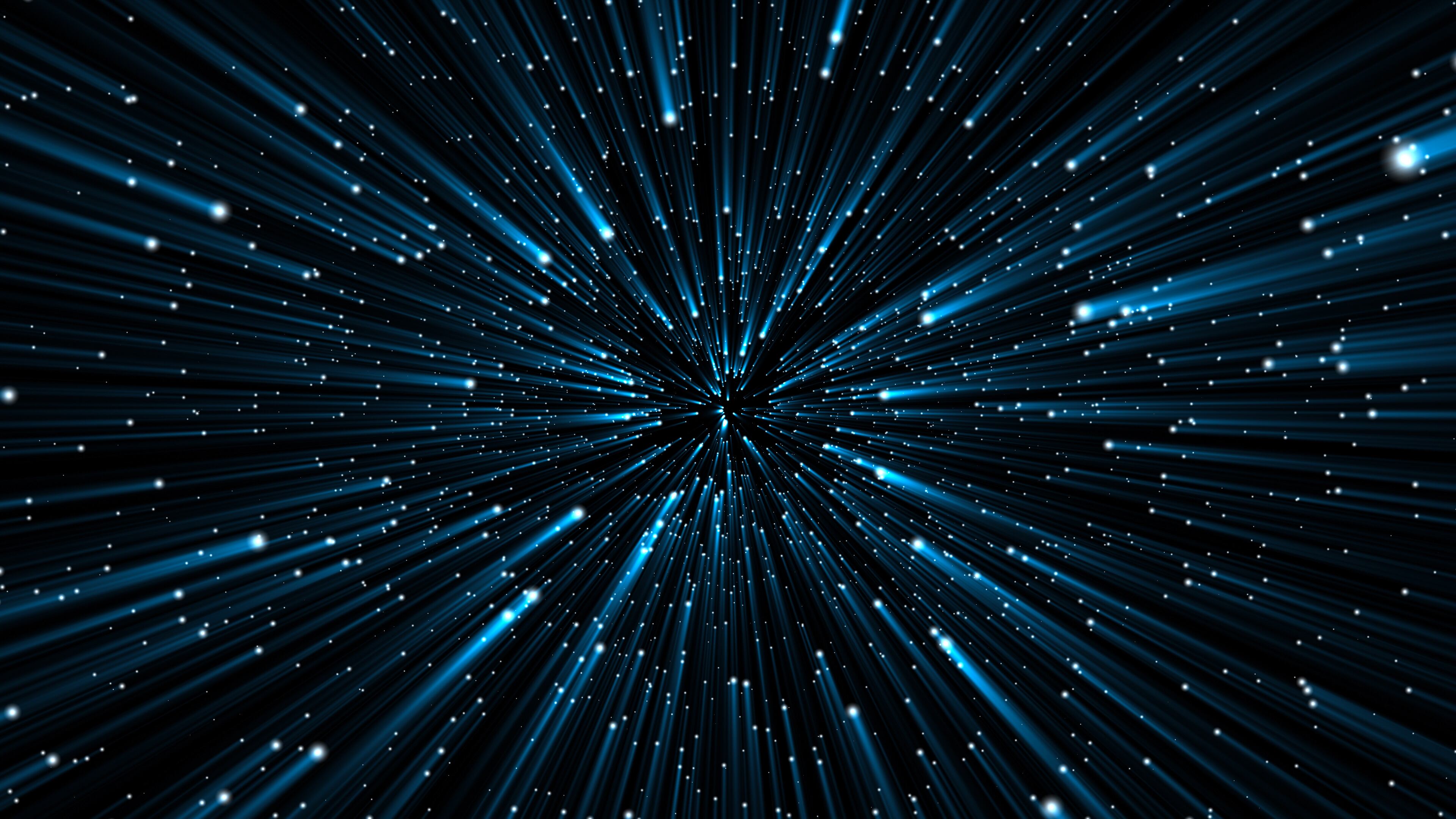 Viaje espacial, lluvia de estrellas