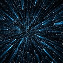 Viaje espacial, lluvia de estrellas