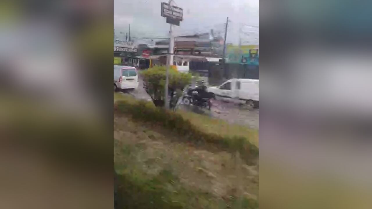 Las lluvias generan estragos en esta zona del país.