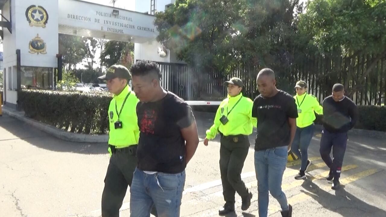 Según la Policía, los capturados son extraditables por tráfico de cocaína.