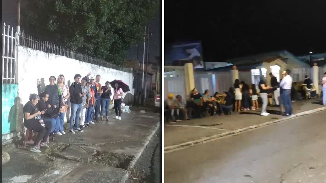 Ya se registran las primeras filas en los puestos de votación de Venezuela, en el marco de las elecciones presidenciales que se llevarán a cabo este domingo.