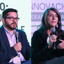 Kenneth Ochoa, Jefe de Innovación y Conocimiento CEMPRE; Laura González-Pacheco Mejía, subdirectora de Planeación e Innovación Colsubsidio; y Daniel Rodríguez Paredes, CEO & fundador Amazóniko.