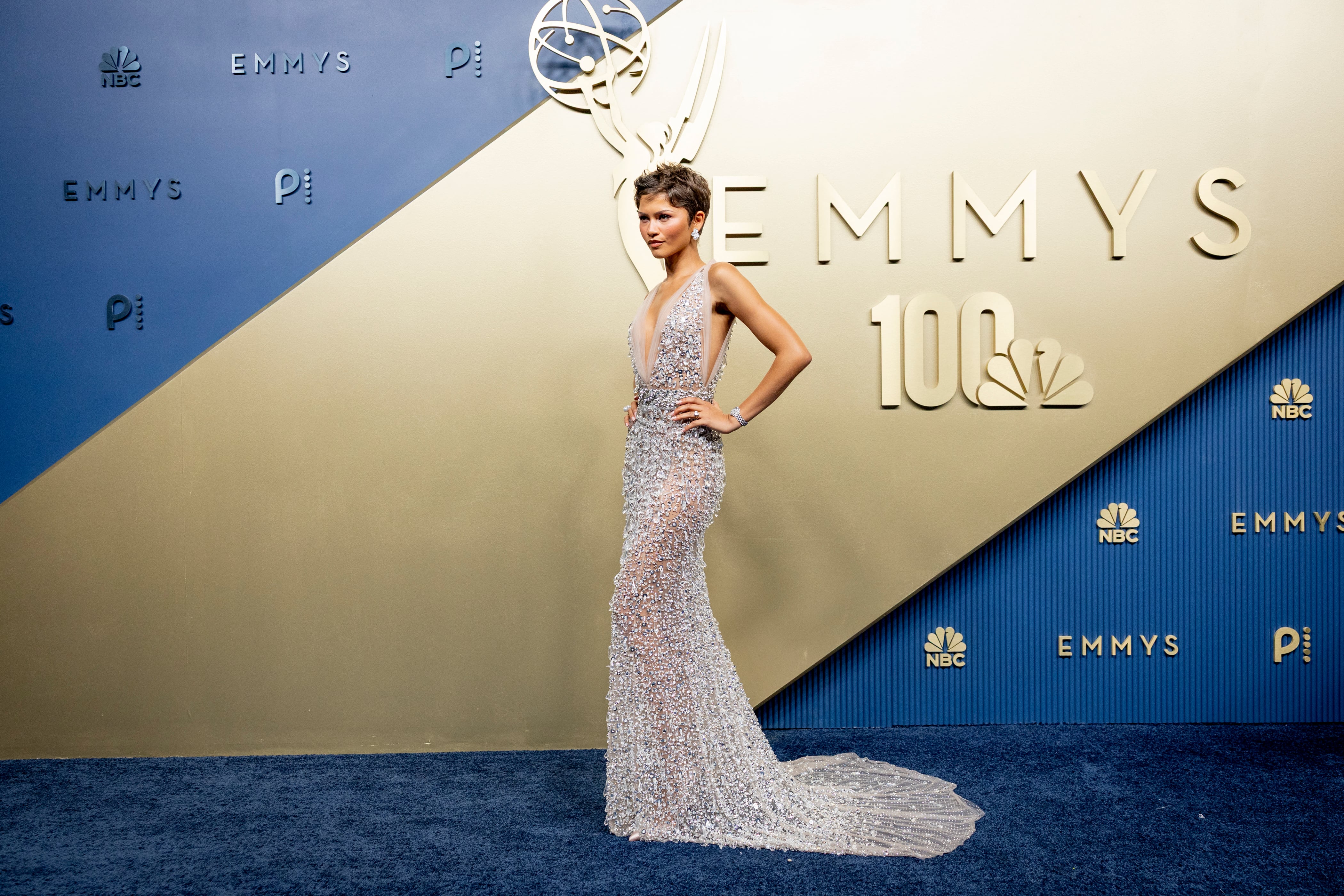 Zendaya llegó como una de las favoritas de la noche, aunque finalmente se fue con las manos vacías.